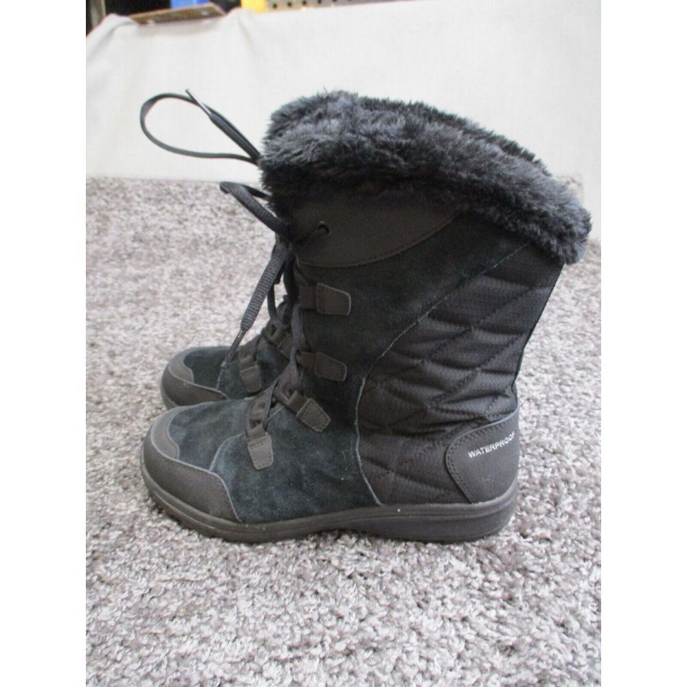 Columbia Boots Womens 9 Waterproof Quilted‎ Snow Winter Warm Snowmobile Boarding